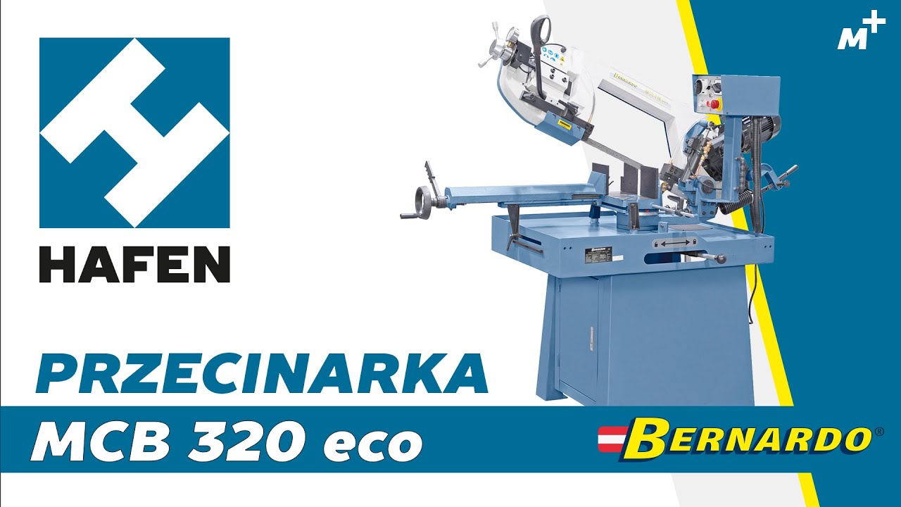 MCB 320 ECO - BERNARDO // Przecinarka taśmowa do metalu - cięcie do 310 mm, skrętne ramię