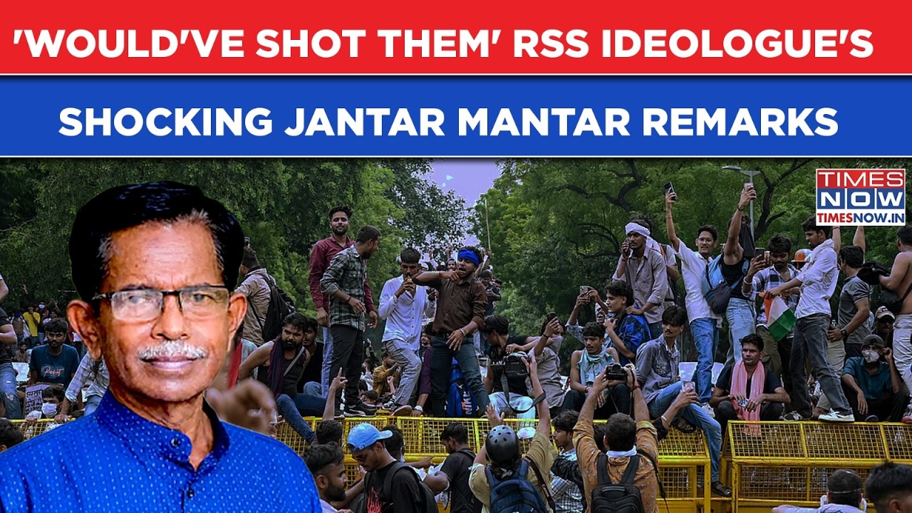 CJP Protest: RSS Ideologue's Shocking 'Would've Shot Them' Remarks Sparks Row, Who Is TG Mohandas?