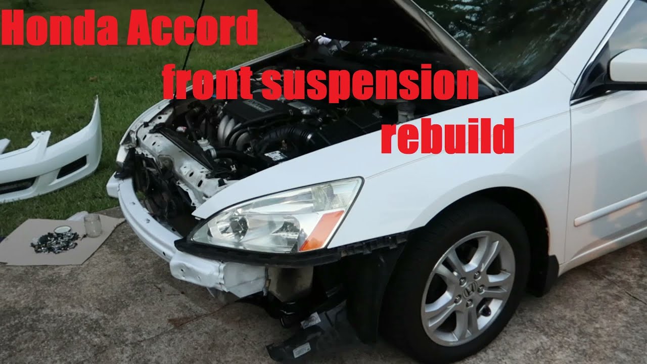Honda Accord 7th Gen Front Strut and ball joint replacement  #Honda #hondasuspension