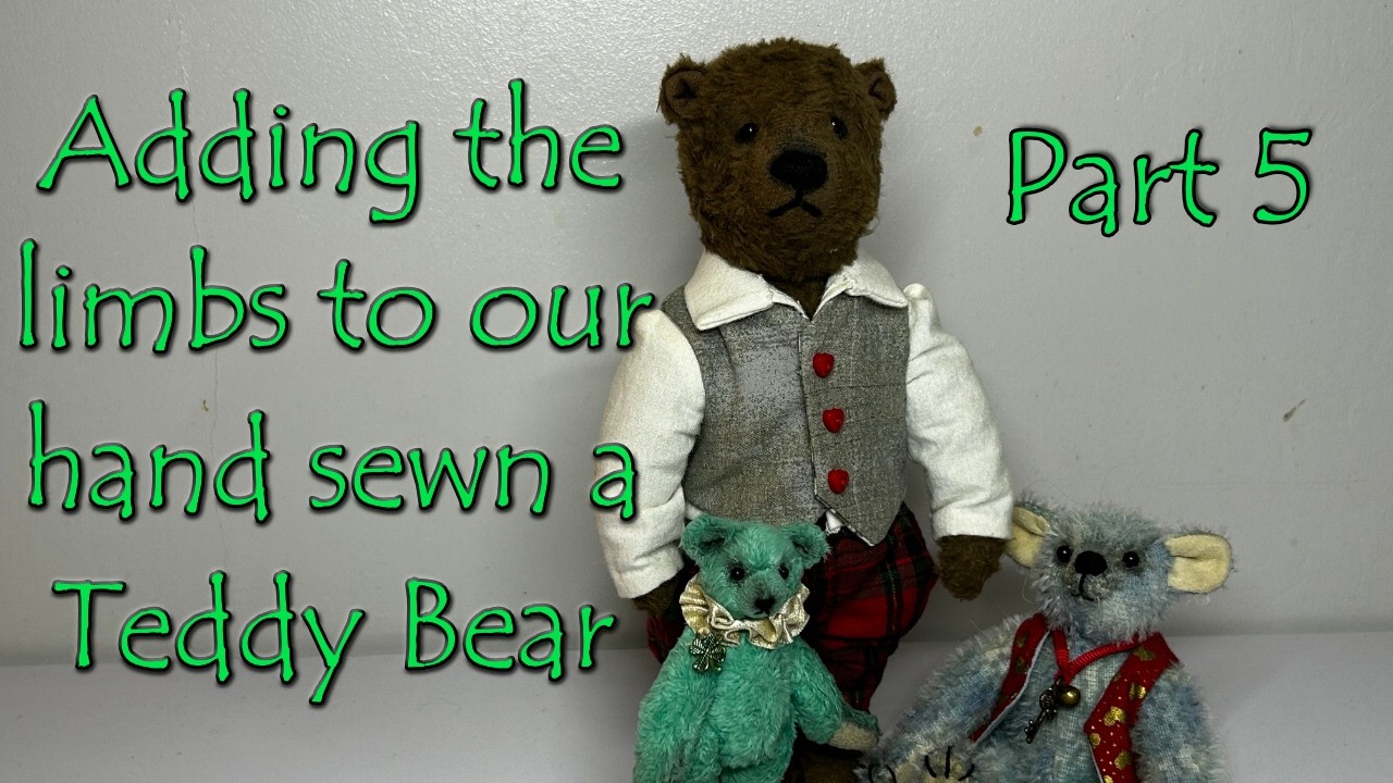 Attach the limbs and head to your bear.