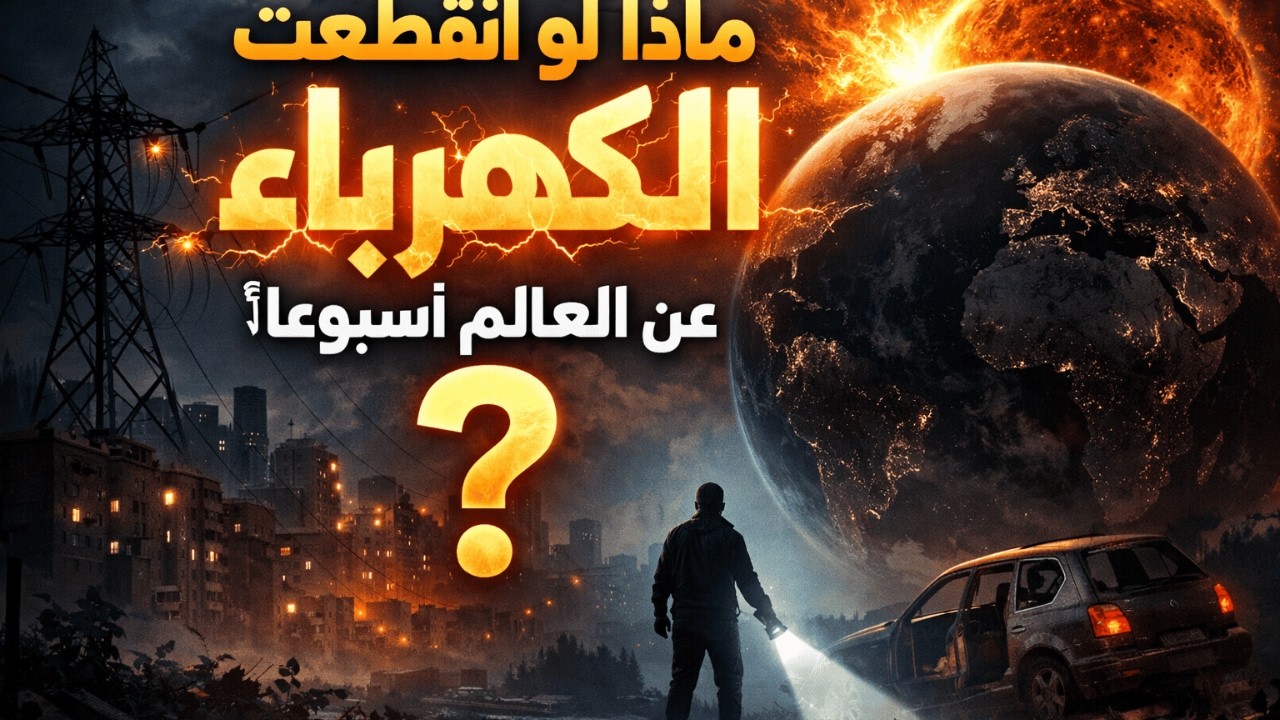 ماذا لو انقطعت الكهرباء عن العالم أسبوعًا كاملًا؟ سيناريو مرعب سيغيّر كل شيء ⚡🌍