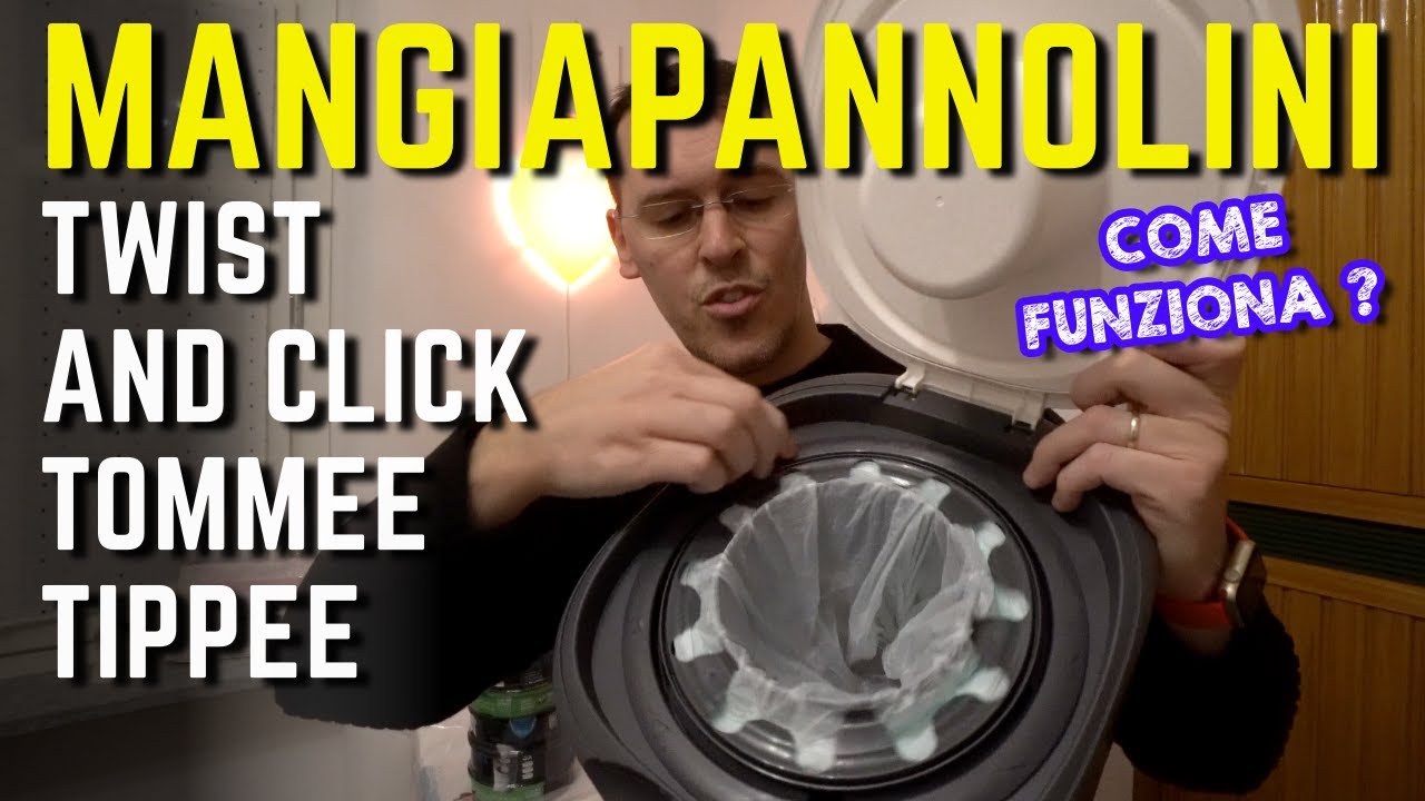 Recensione MANGIA PANNOLINI Tommee Tippee Twist & Click COME FUNZIONA ?