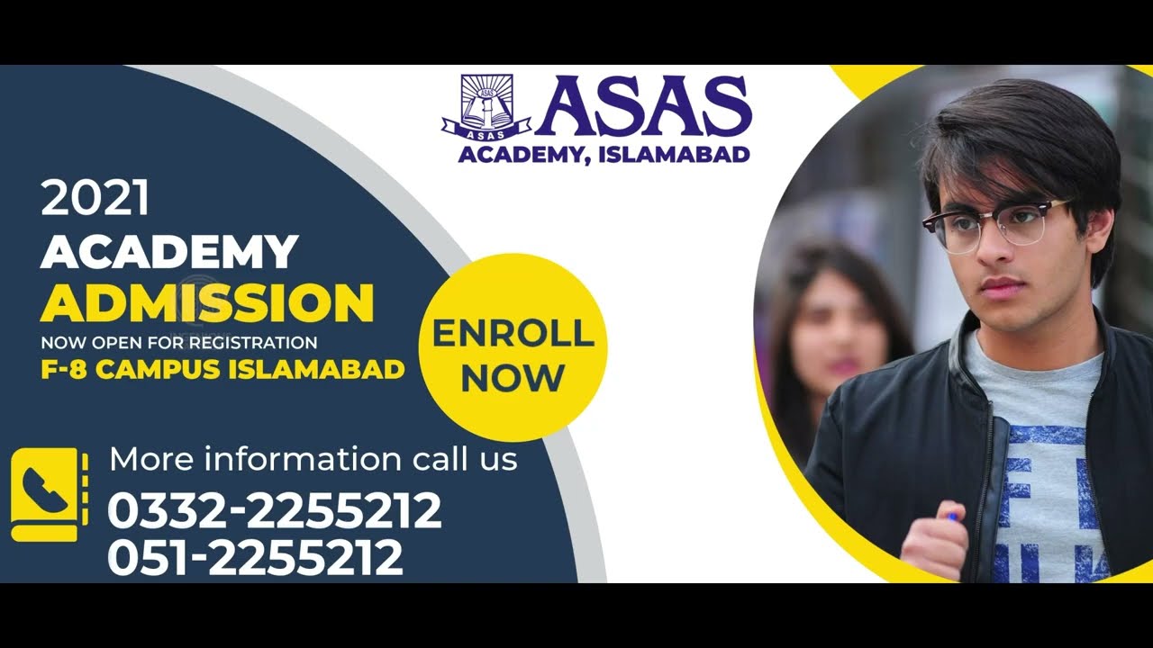 Start Your Journey to Success: Admissions Open at ASAS Academy Islamabad