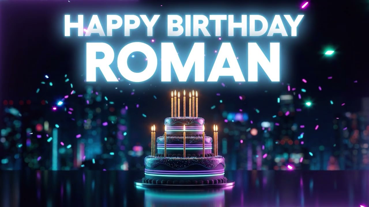 Happy Birthday Roman 🎵 Classic Birthday Song