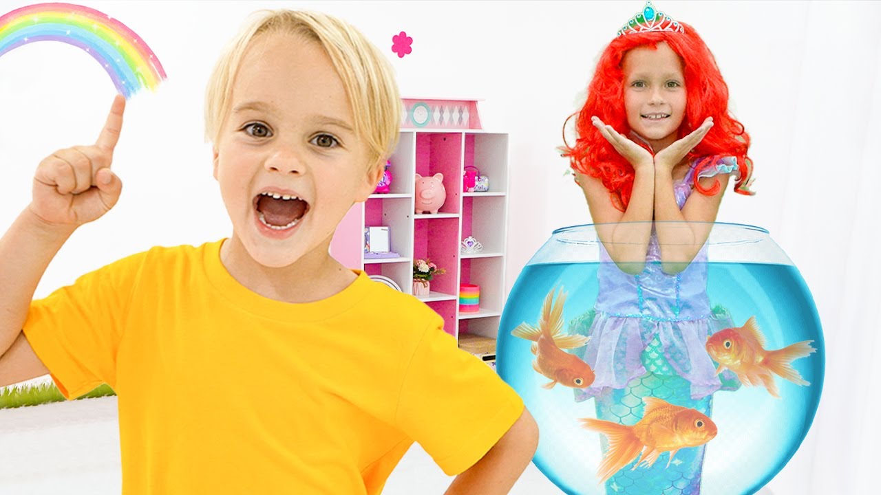 Les aventures de la petite sirène pour les enfants avec Chris et ses amis