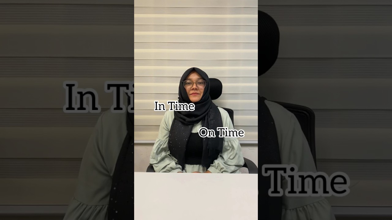 Use of "In Time", "On Time" and "At One Time" 