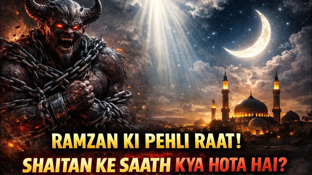 Ramzan Ki Pehli Raat Shaitan Ke Sath Kya Hota Hai? 99% Log Nahi Jaante 😱 @TheIslamicLion 