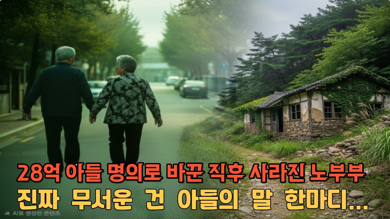 부모 실종 1년 만에 폐가에서 발견된 시신, 그런데 범인이 없다?!
