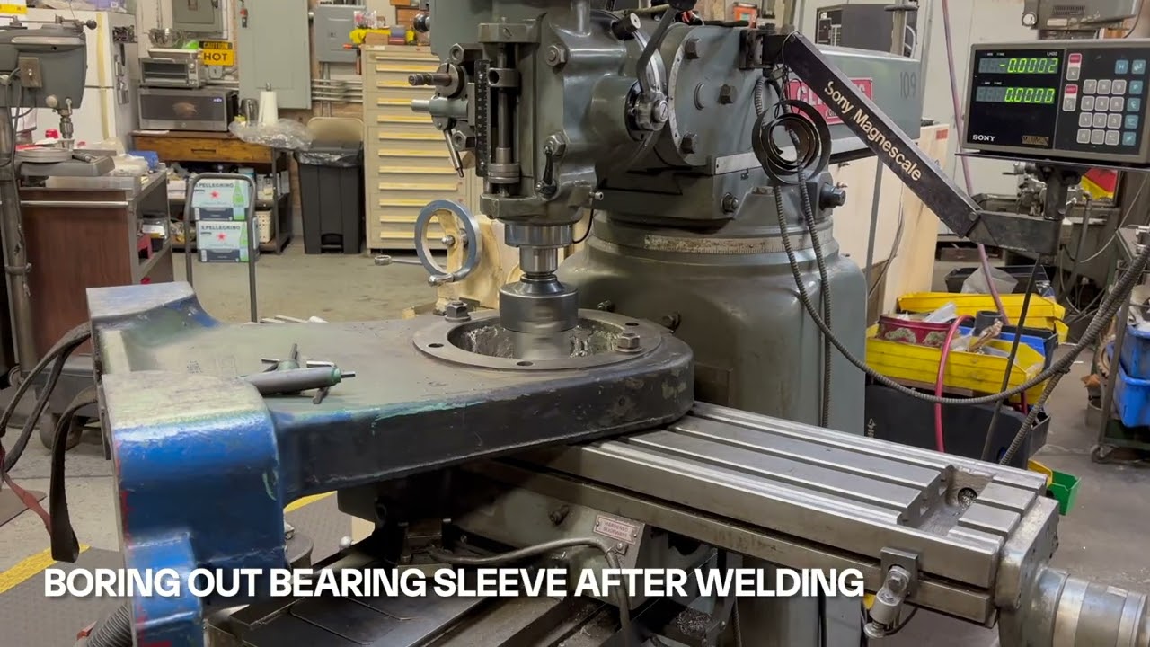 Welded, Bored, and Rebuilt: Otis 219 Bearing Stand Repair