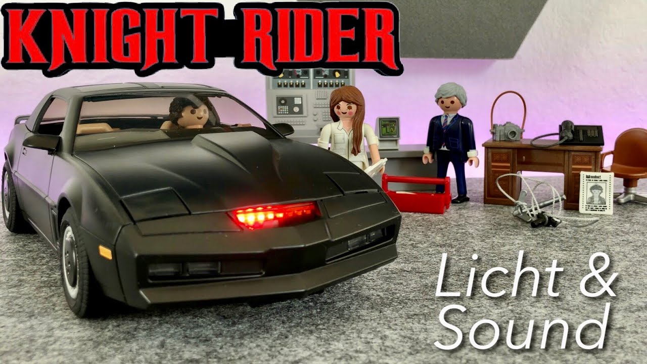 Ein Mann und sein Plastik Auto kämpfen gegen das Unrecht - KNIGHT RIDER Playmobil Set 70924 - REVIEW