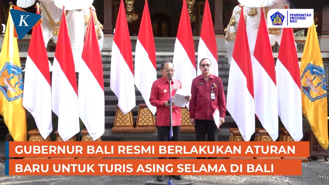 Gubernur Bali Resmi Berlakukan Aturan Baru untuk Turis Asing Selama di Bali