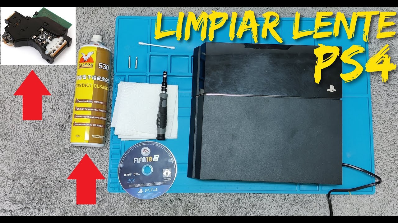 PS4 Limpiar Lente (Mantenimiento Lector) // Paso a paso Solucionado