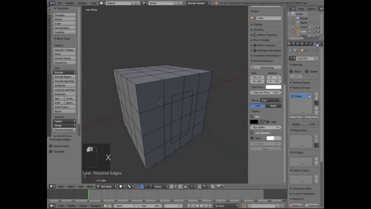 Bevel edges without creating triangles in Blender 2 72