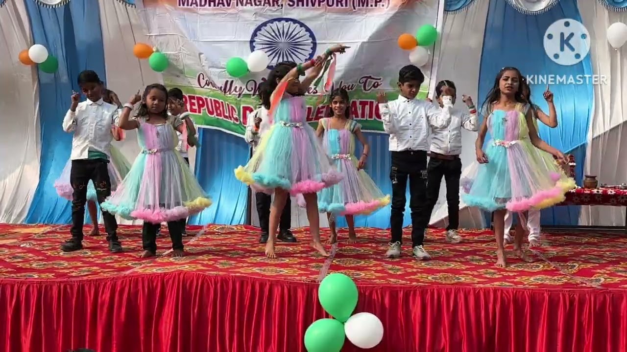 Bam-Bam Bole dance video by 3rd class students