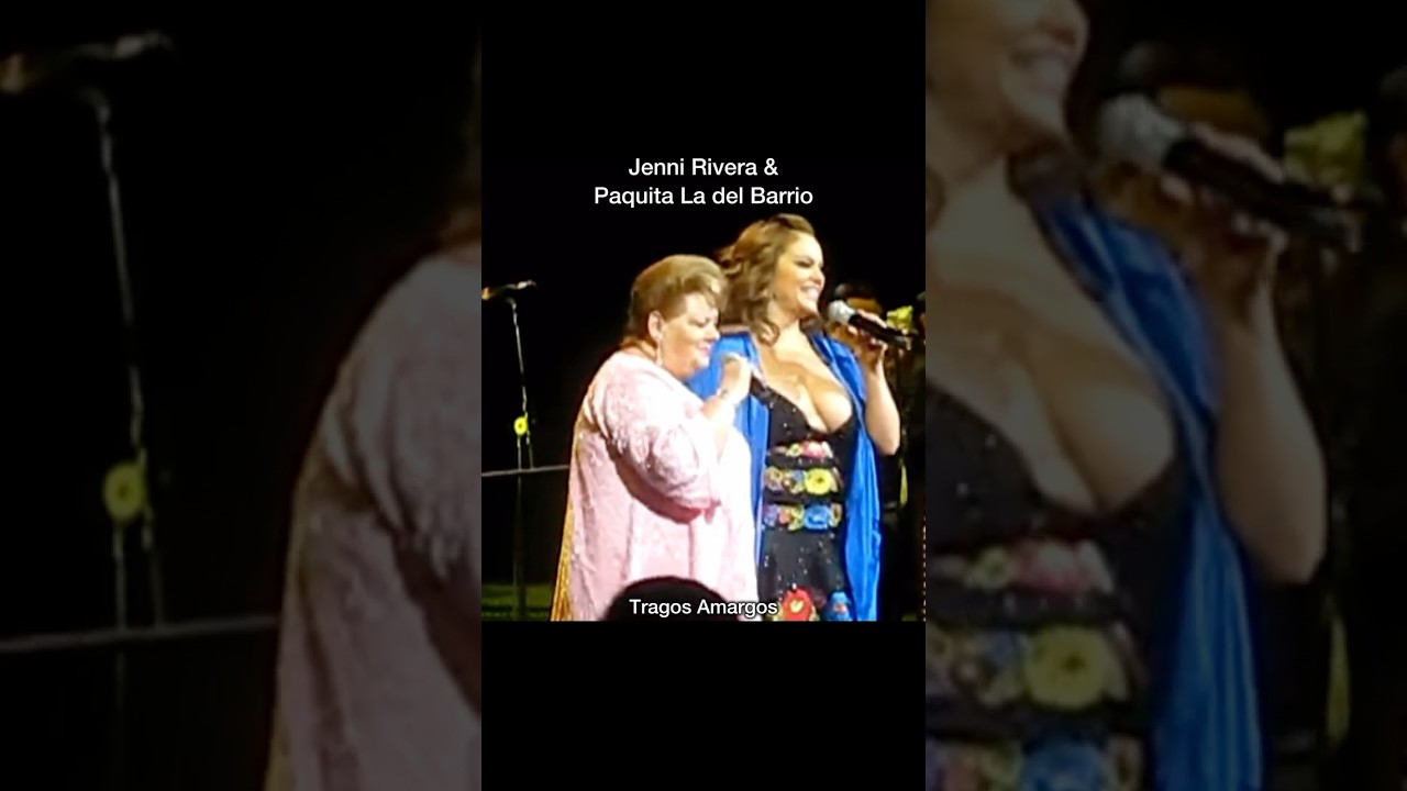 Jenni Rivera y Paquita La del Barrio - Tragos de amargo licor 🤍 #jennirivera