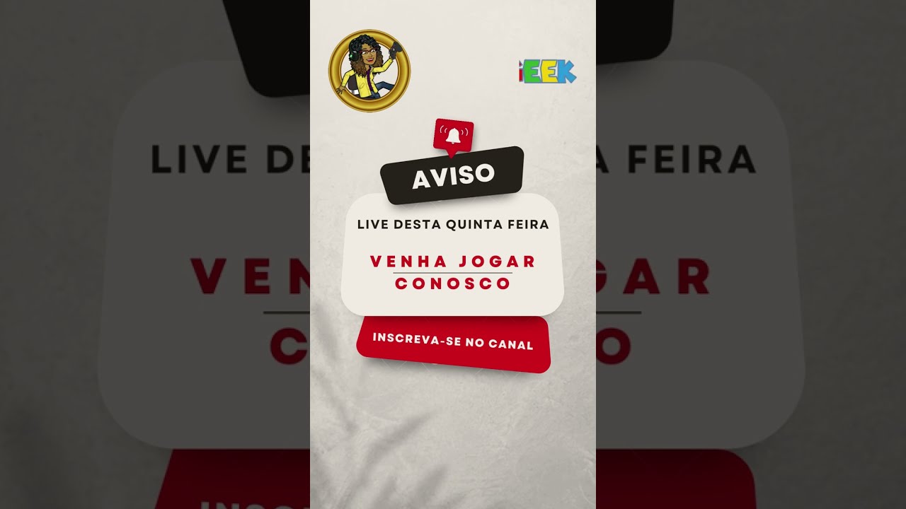 LIVE DESTA QUINTA FEIRA 22/09