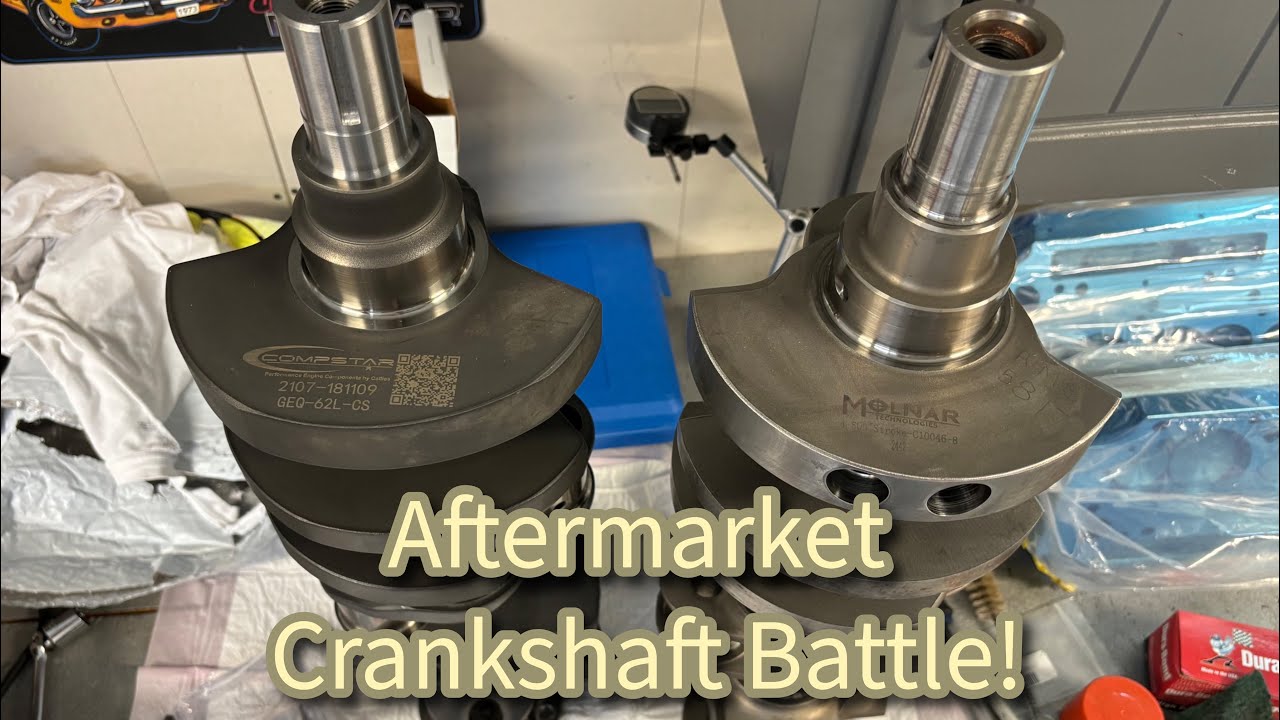 Quick Mopar Crankshaft Comparison for the Big Boys! #mopar #callies #molnar #crankshaft