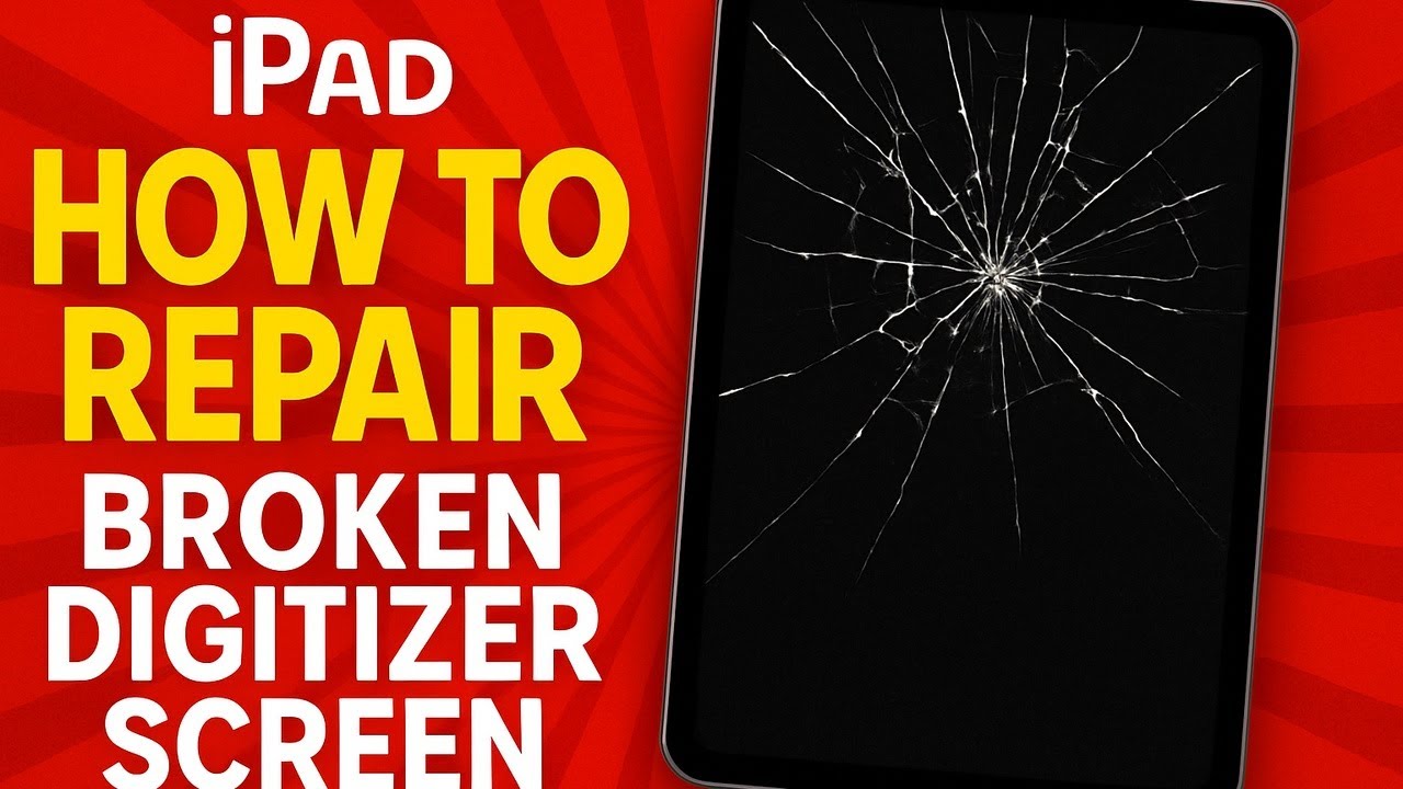 How to Repair iPad Broken Digitizer Screen