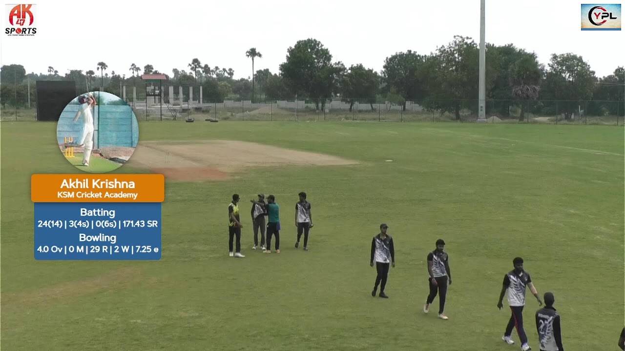 KSM Cricket Academy Vs ELITE Eagles || YPL Season 5 ||