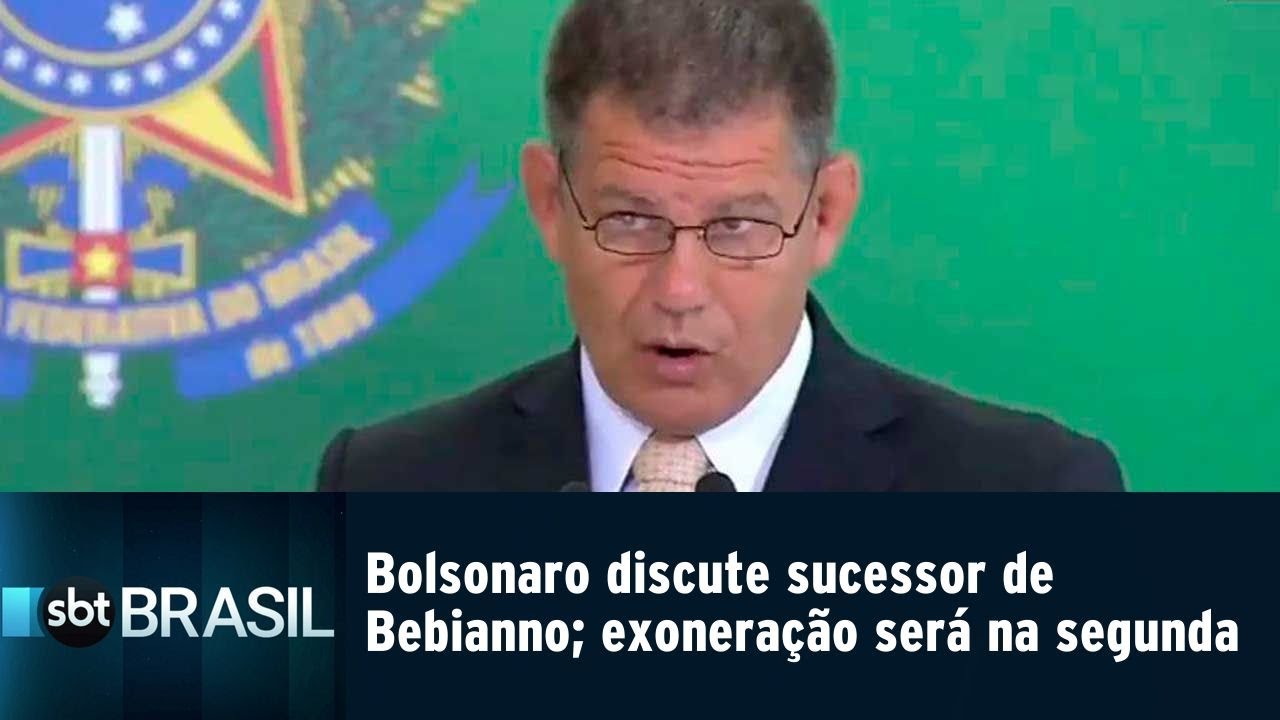 Bolsonaro discute sucessor de Gustavo Bebianno; exonera&ccedil;&atilde;o ser&aacute; na segunda | SBT Brasil (16/02/19)