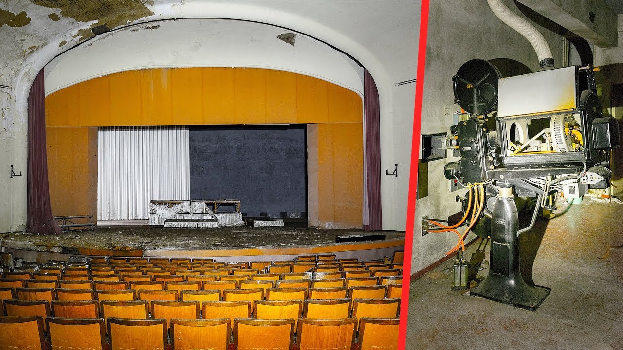 UNTOUCHED Abandoned Theater with Vintage Movie Projector - Urbex Lost Places Germany
