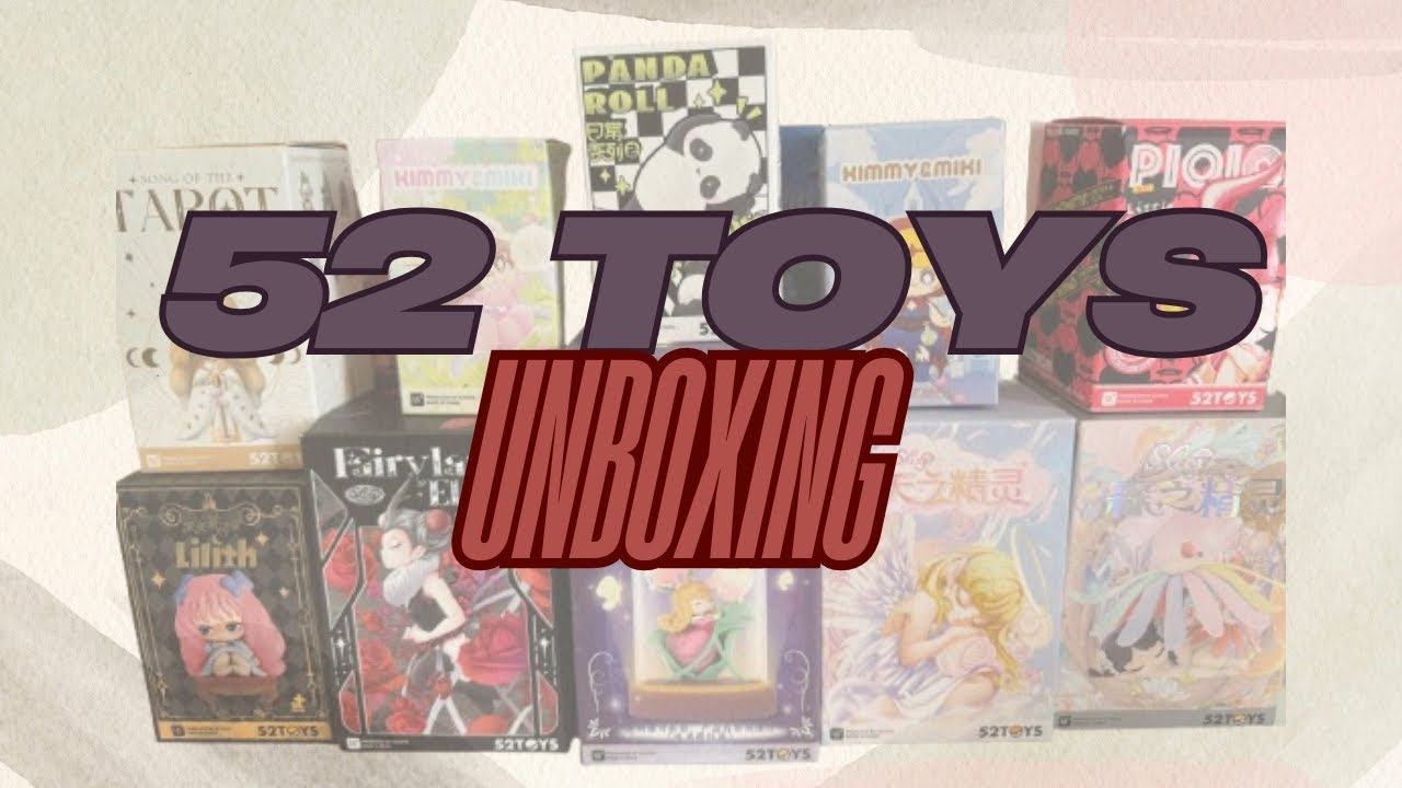 Let's open some 52 Toys boxes! Sleep fairies, Panda Roll, Disney, and more!
