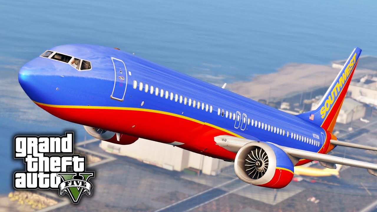 GTA V E27 - Boeing 737-MAX9 Mod Showcase