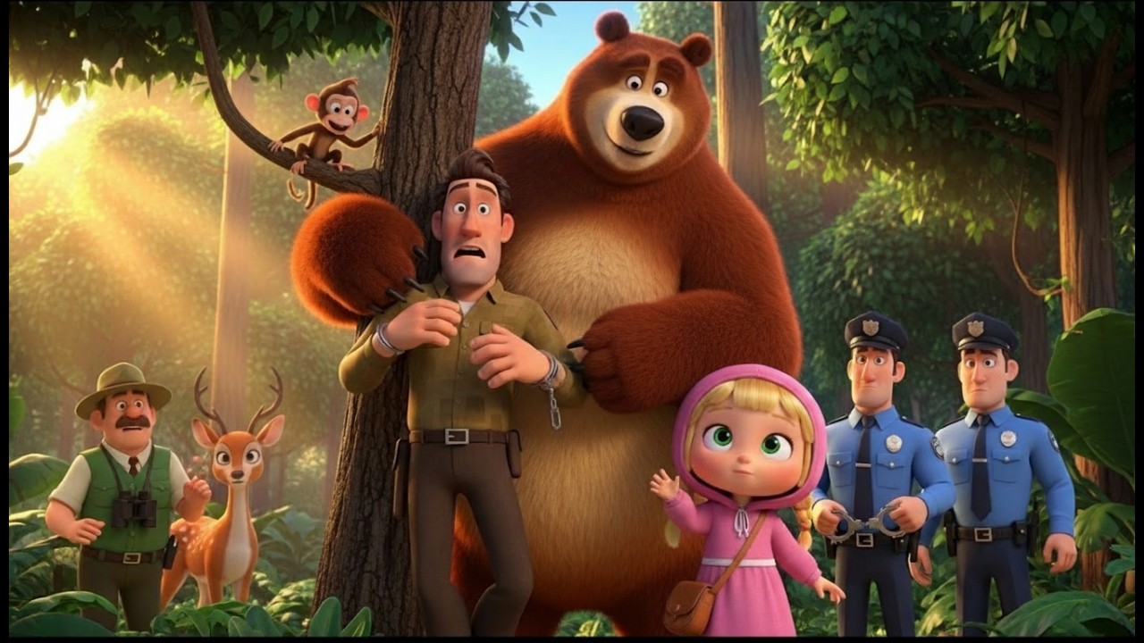 Masha helps the big bear #kidooflixy