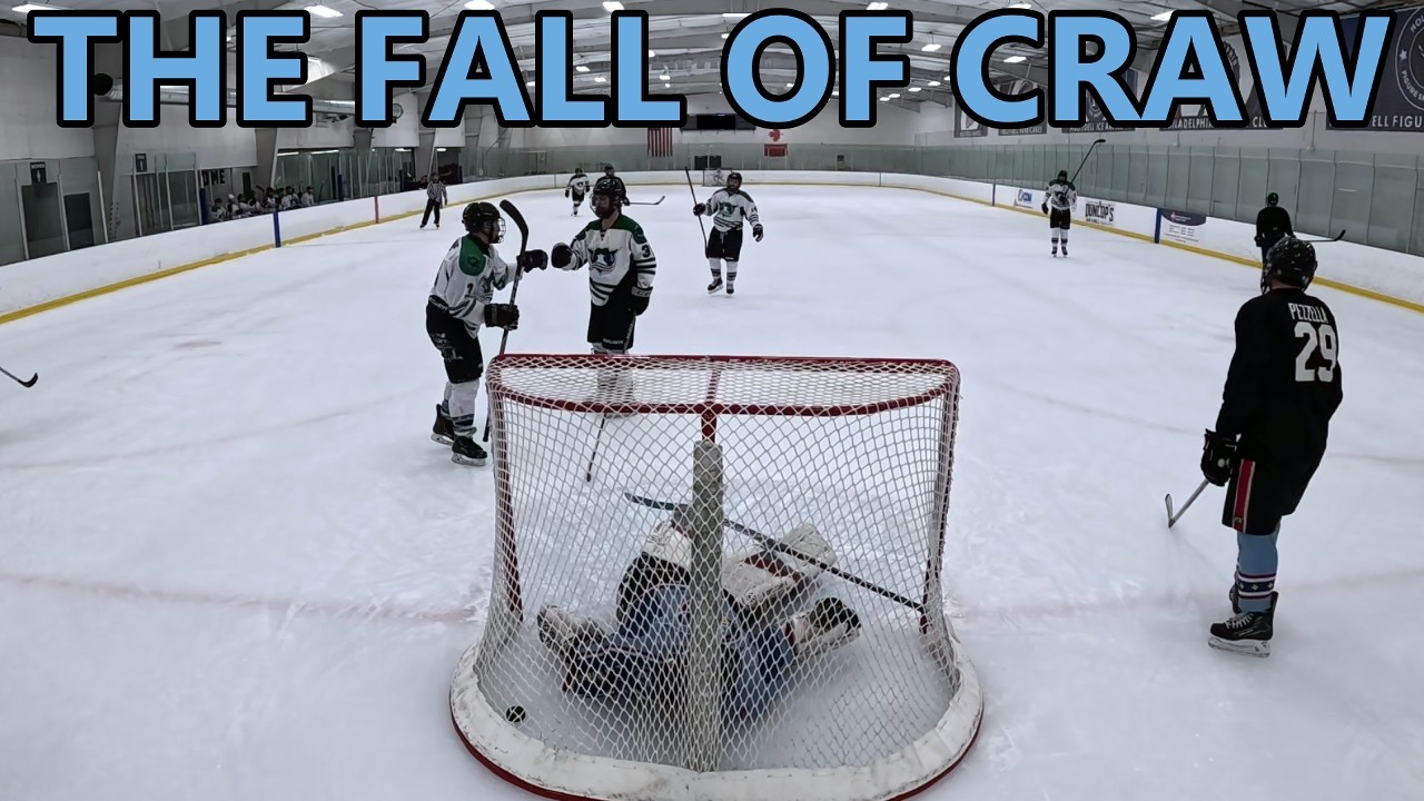 THE FALL OF CRAW... *MIC’D UP* Go Pro Hockey Goalie