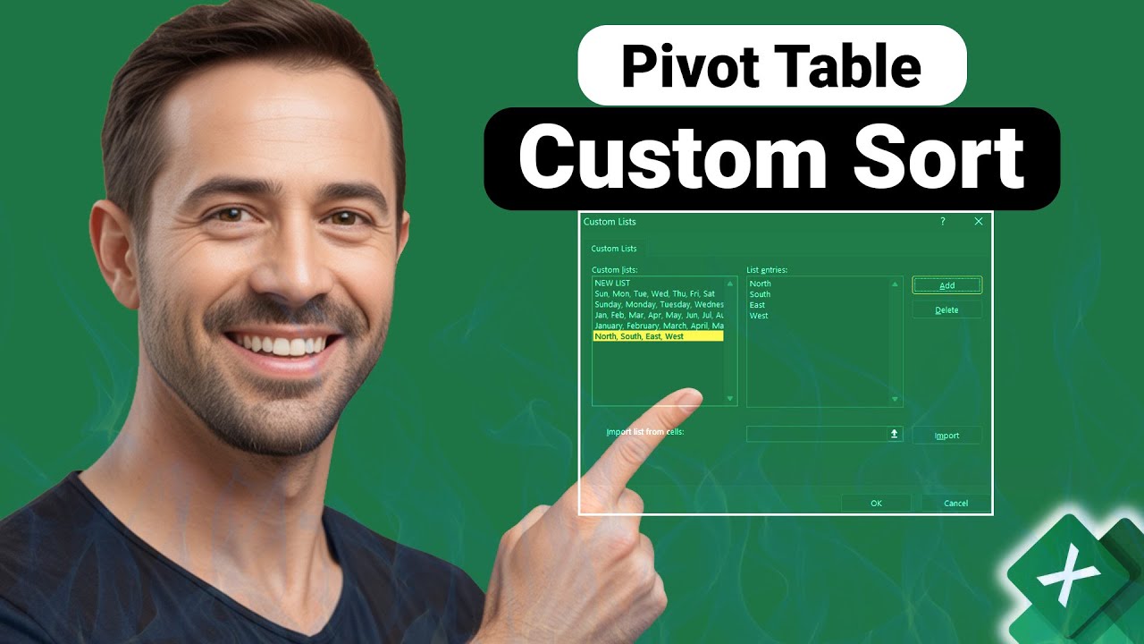 Custom Sort Technique for Pivot Tables (Excel for Beginners)