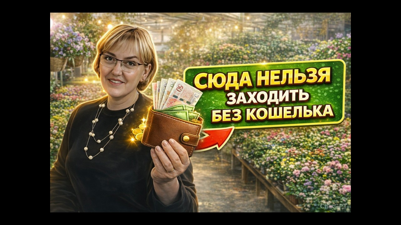 Сюда нельзя заходить без кошелька.  Садовый центр Фростс. Англия.