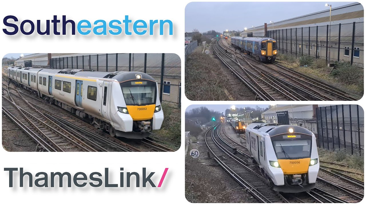 Trains entering service from Gillingham Depot.