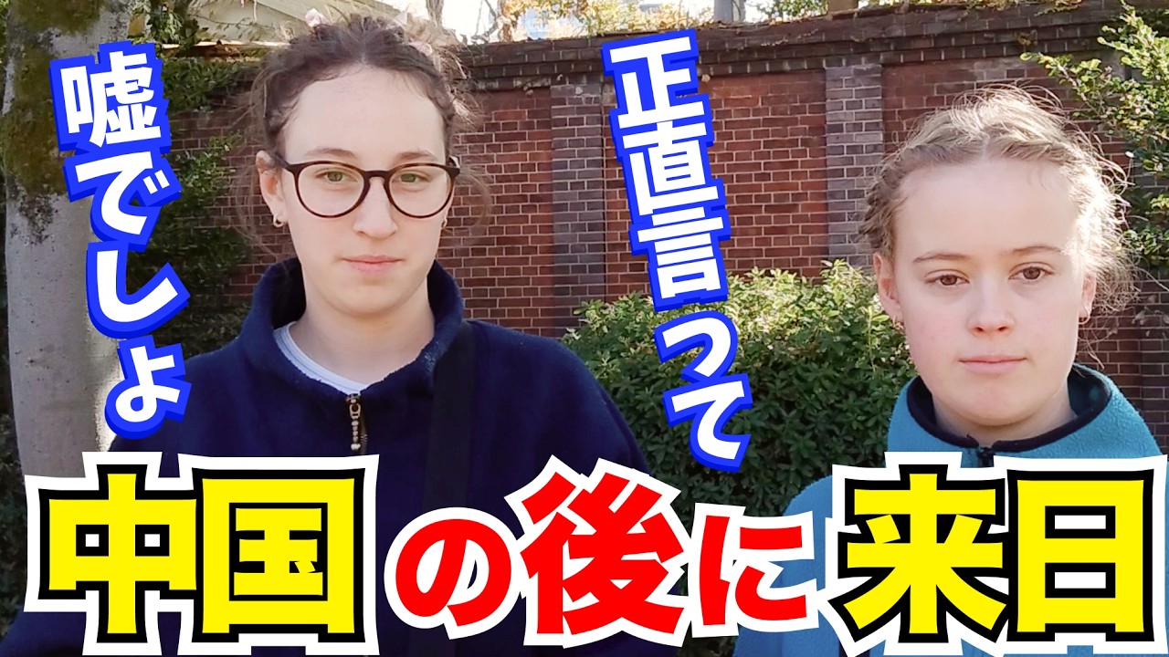 「中国の後に来日」外国人観光客にインタビュー｜ようこそ日本へ！Welcome to Japan!【海外の反応】