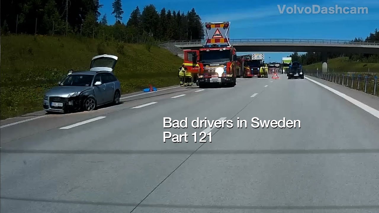 Bad Drivers in Sweden #121 Roundabouts, hoggers and tailgaters