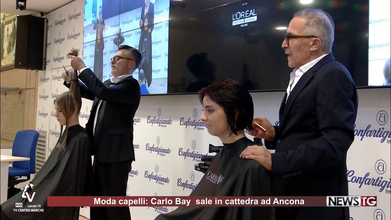 Moda capelli: Carlo Bay sale in cattedra ad Ancona