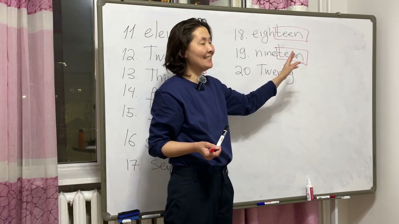  Aнгли хэл 3.   ENGLISH NUMBERS 11-30