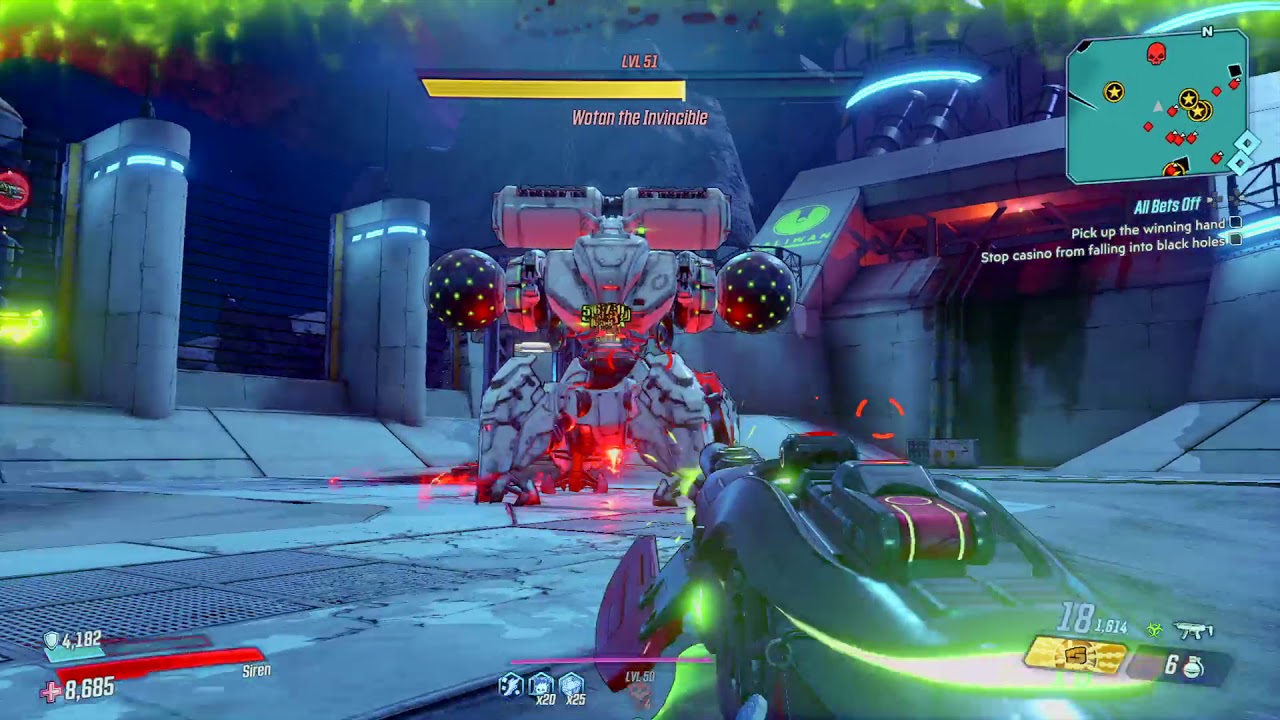 Borderlands 3 - Wotan the Invincible, Mayhem 4, Amara the Siren, solo