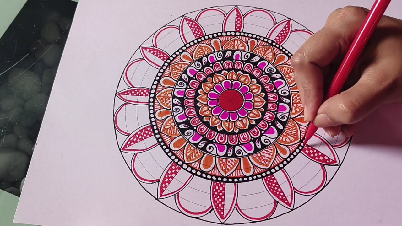 How to make Mandala Art | Mandala Art Design | Mandala Art | Step by Step | Mandala art for Beginner