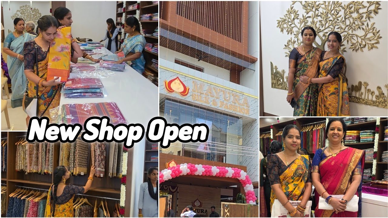 New Shop Grand Open All Sarees 15% Offer Sarees | Mayura Silk & Fashion | Online Available 