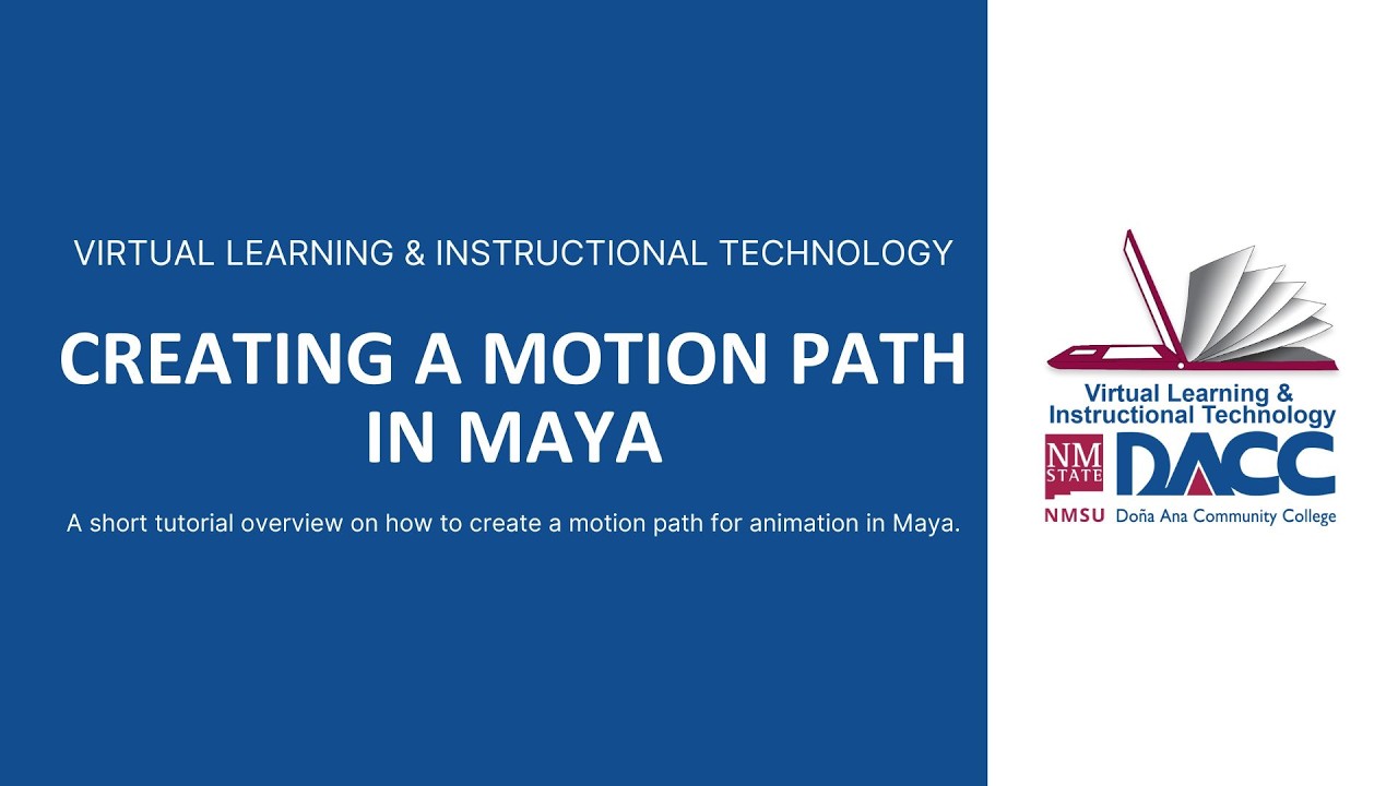 Creating a Motion Path Animation in Maya