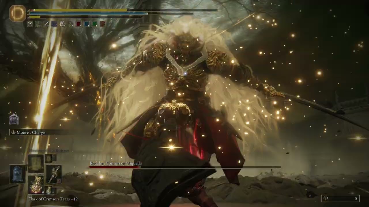 Deflecting Hardtear vs. Radahn, Consort of Miquella