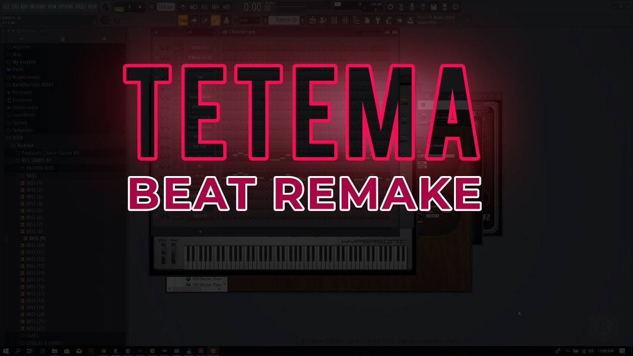 Rayvanny  Ft.Diamond Platnumz - TETEMA Beat REMAKE Fl Studio Tutorial