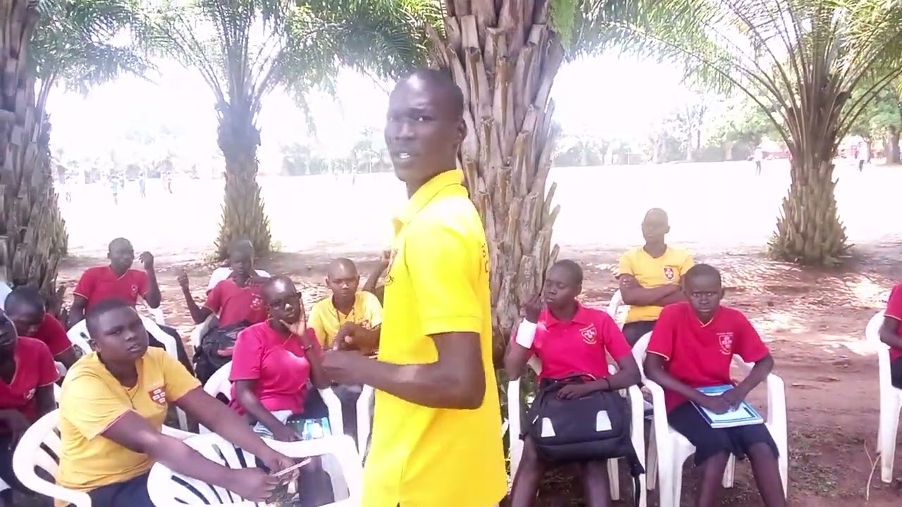 Youths Flag Day commemoration at St John Paul II College Gulu by the YCS  section 2024