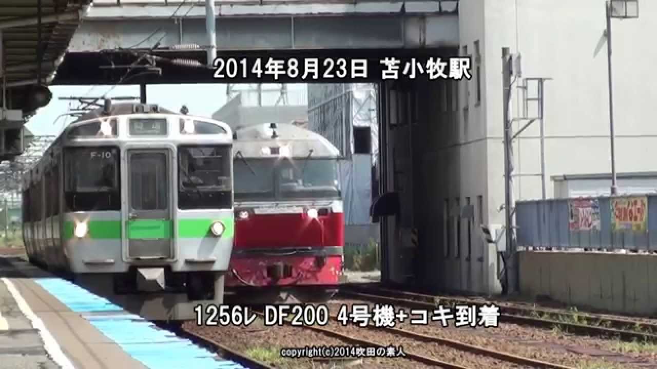 王子製紙苫小牧工場への貨物列車 入場と出場