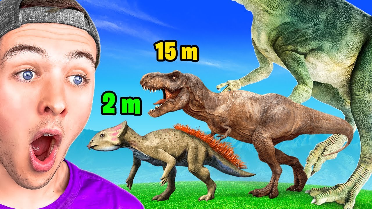 ALL DINOSAUR SIZE COMPARISONS