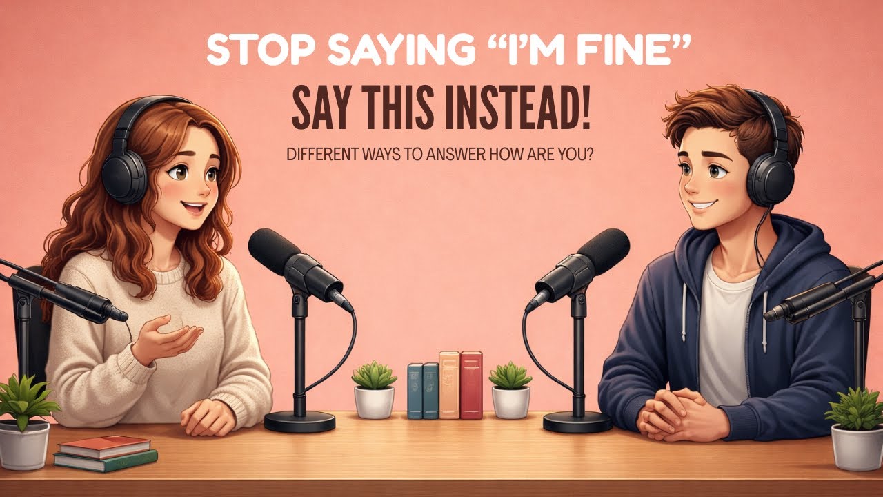 English Podcast To Learn English | How Are You? Different Ways to Answer | Learn English Fast
