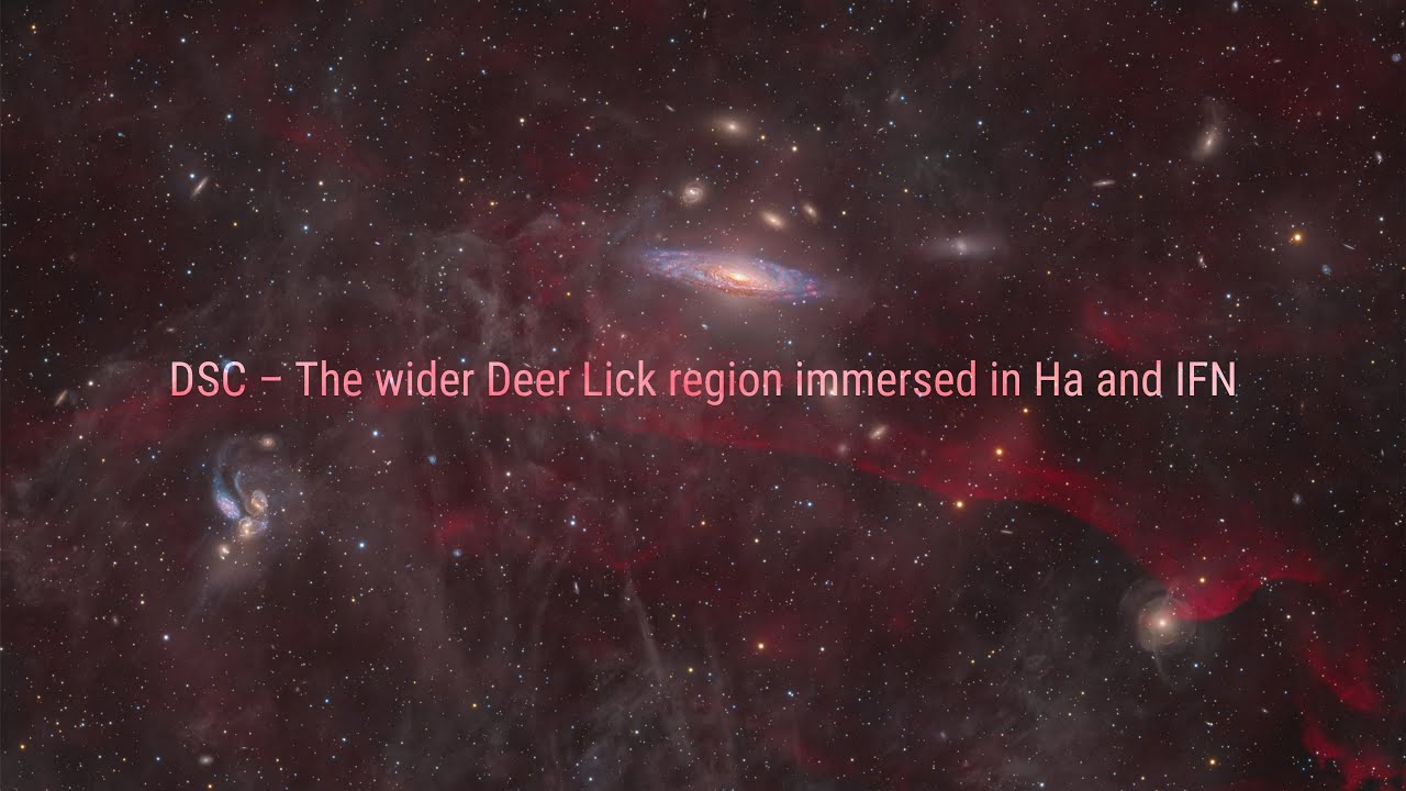 DSC &ndash; The wider Deer Lick region immersed in Ha and IFN