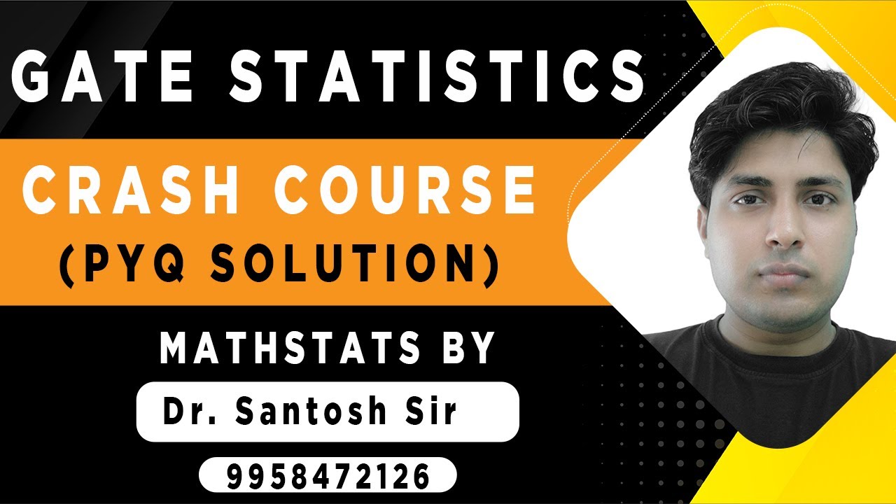 GATE 2023 Statistics Solution (Part-1) | Aptitude, Statistics & Maths Portion Soln| M 8810409392