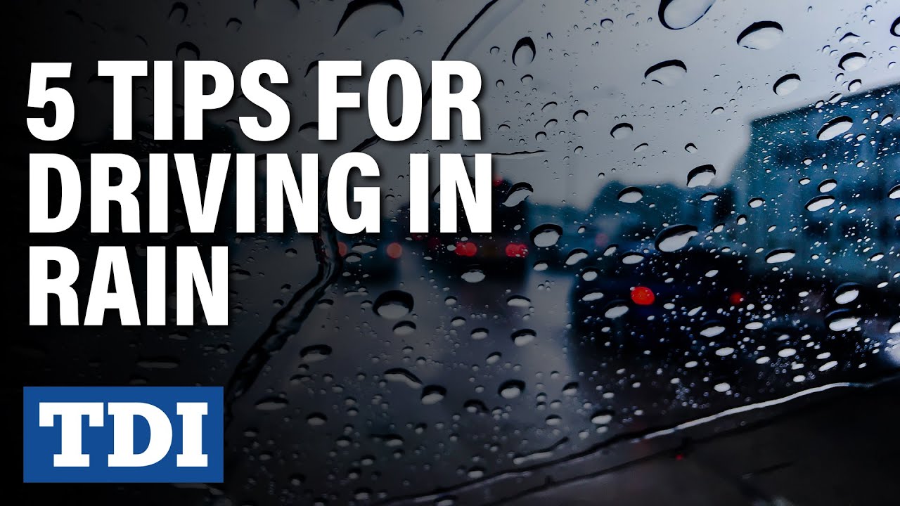 5 Tips for Driving in Rain | Division of Workers' Compensation