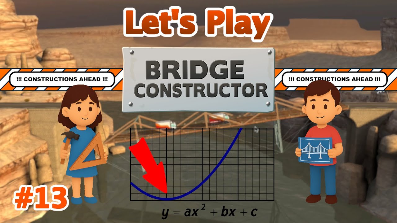 Pärchen zockt Bridge Constructor  🌉 013: Ein Tiefpunkt ist erreicht